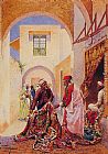 The Carpet Sellers by Giulio Rosati